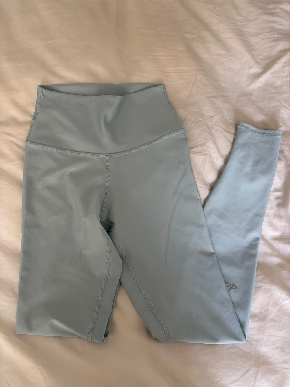 ALO Yoga High-Rise Light Blue Leggings